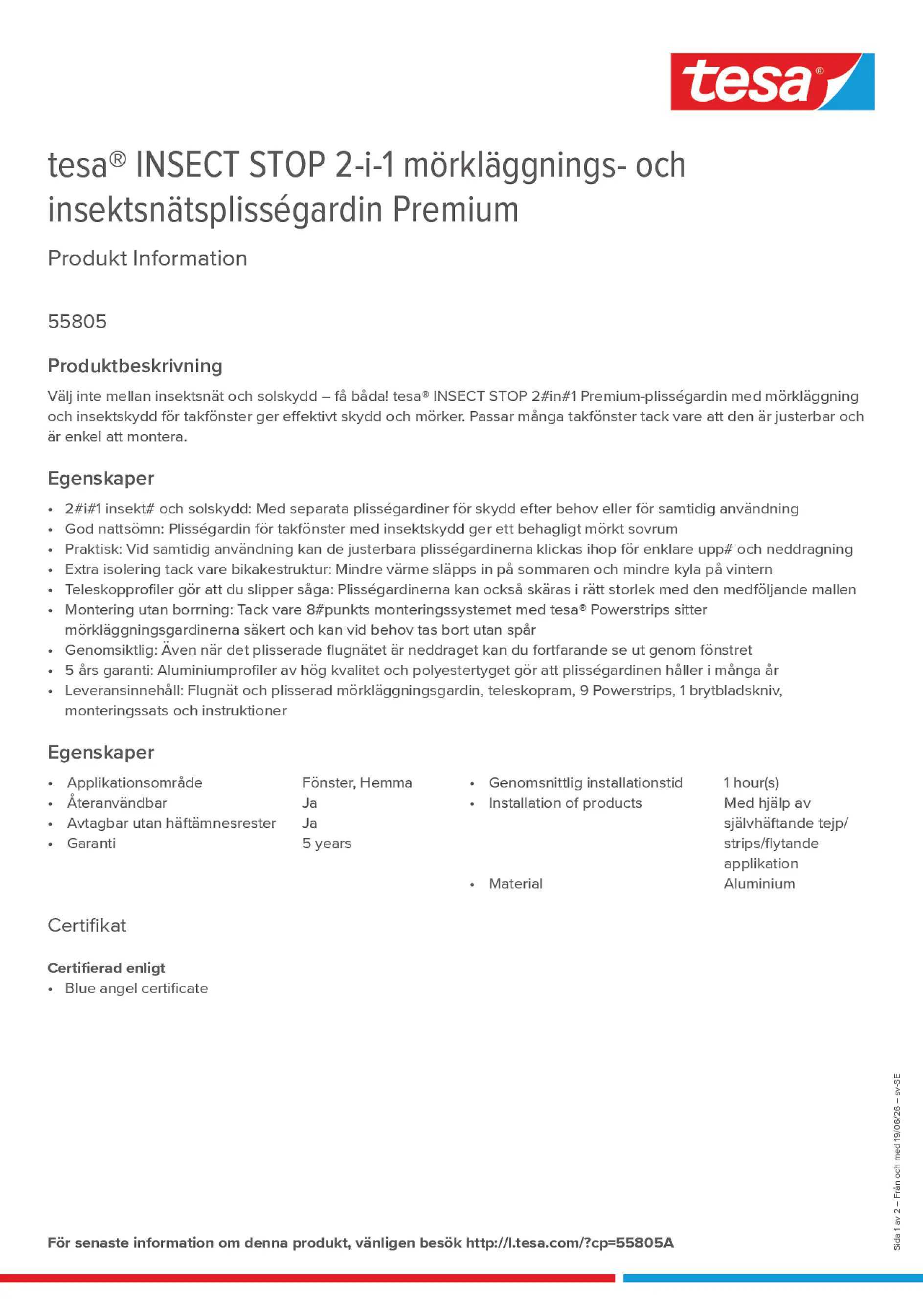 Product information_tesa® 55805A_sv-SE
