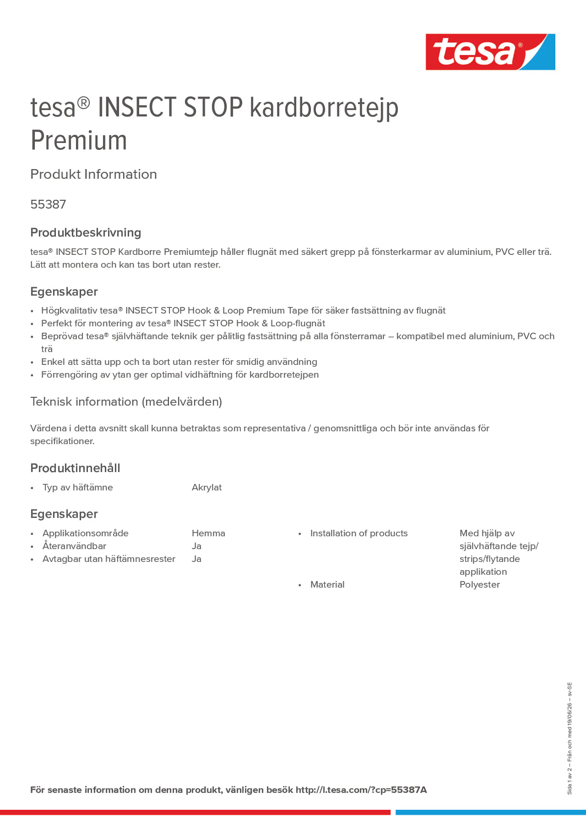 Product information_tesa® 55387A_sv-SE