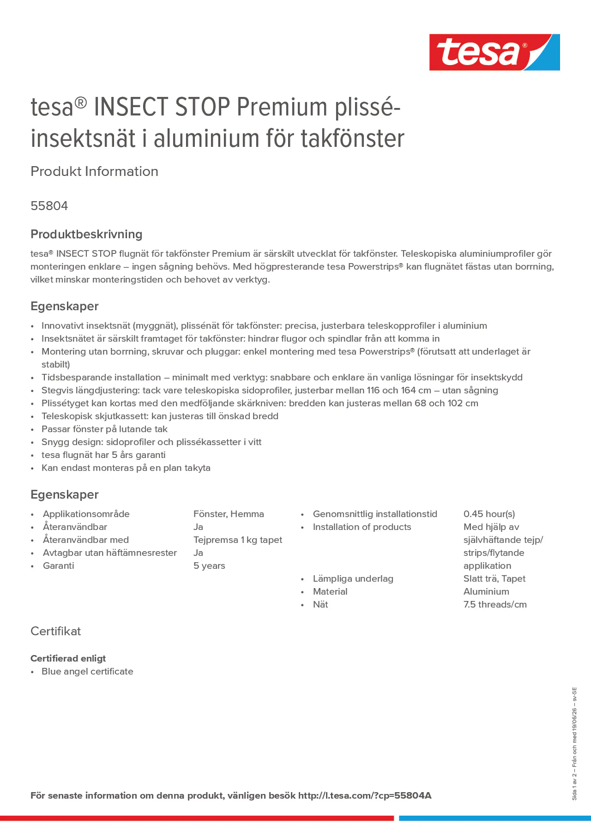 Product information_tesa® 55804A_sv-SE
