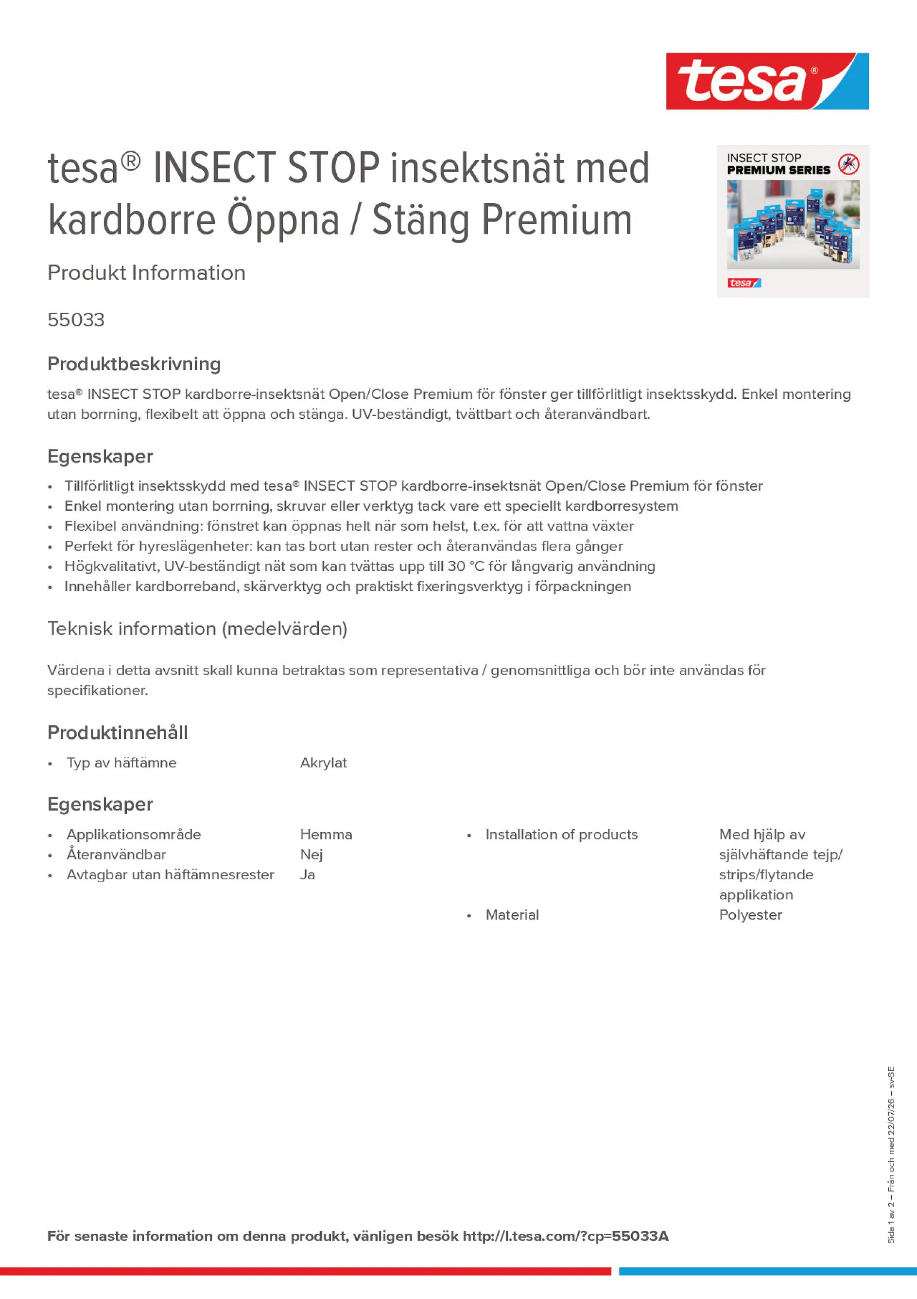Product information_tesa® 55033A_sv-SE