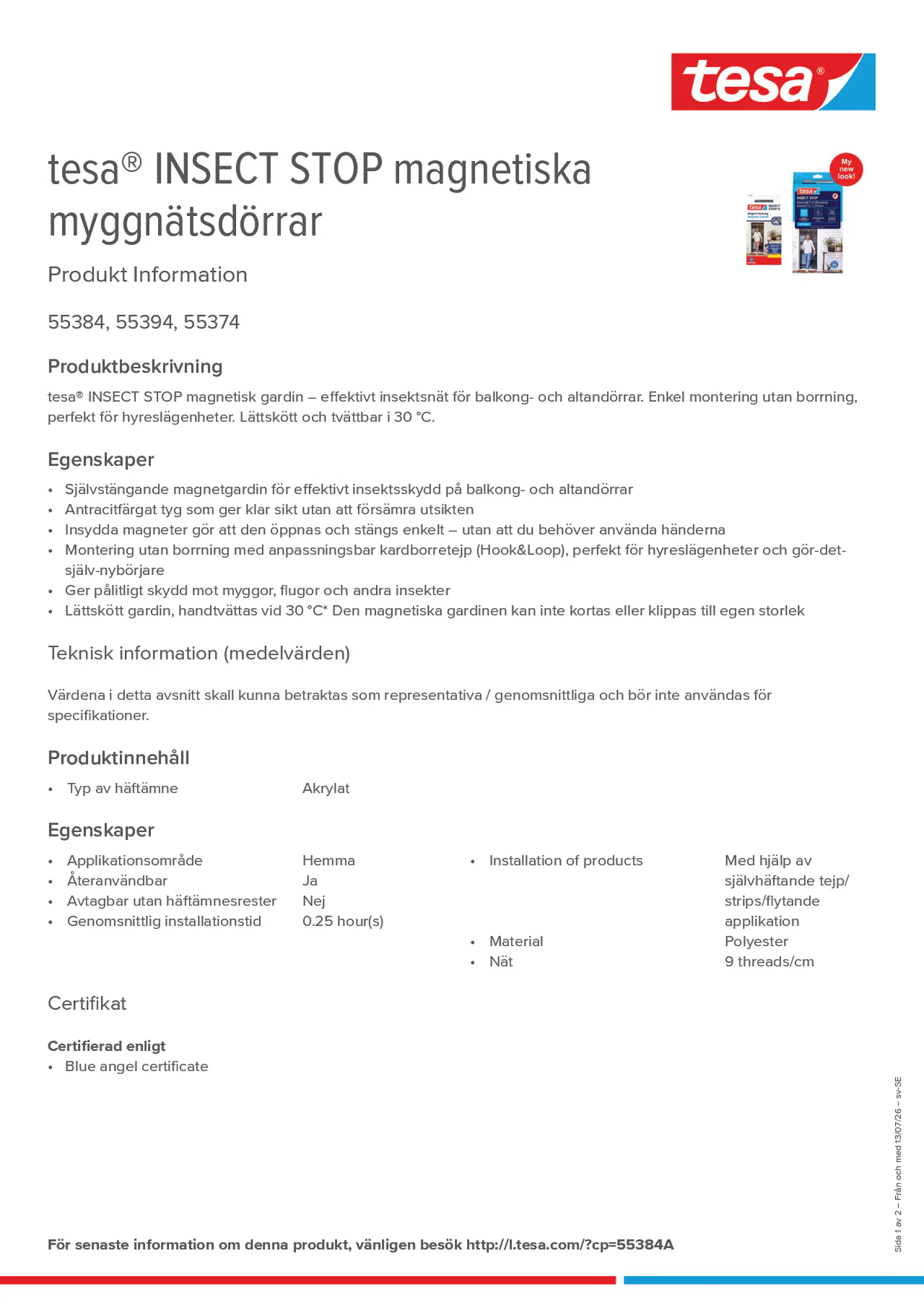 Product information_tesa® 55384A_sv-SE