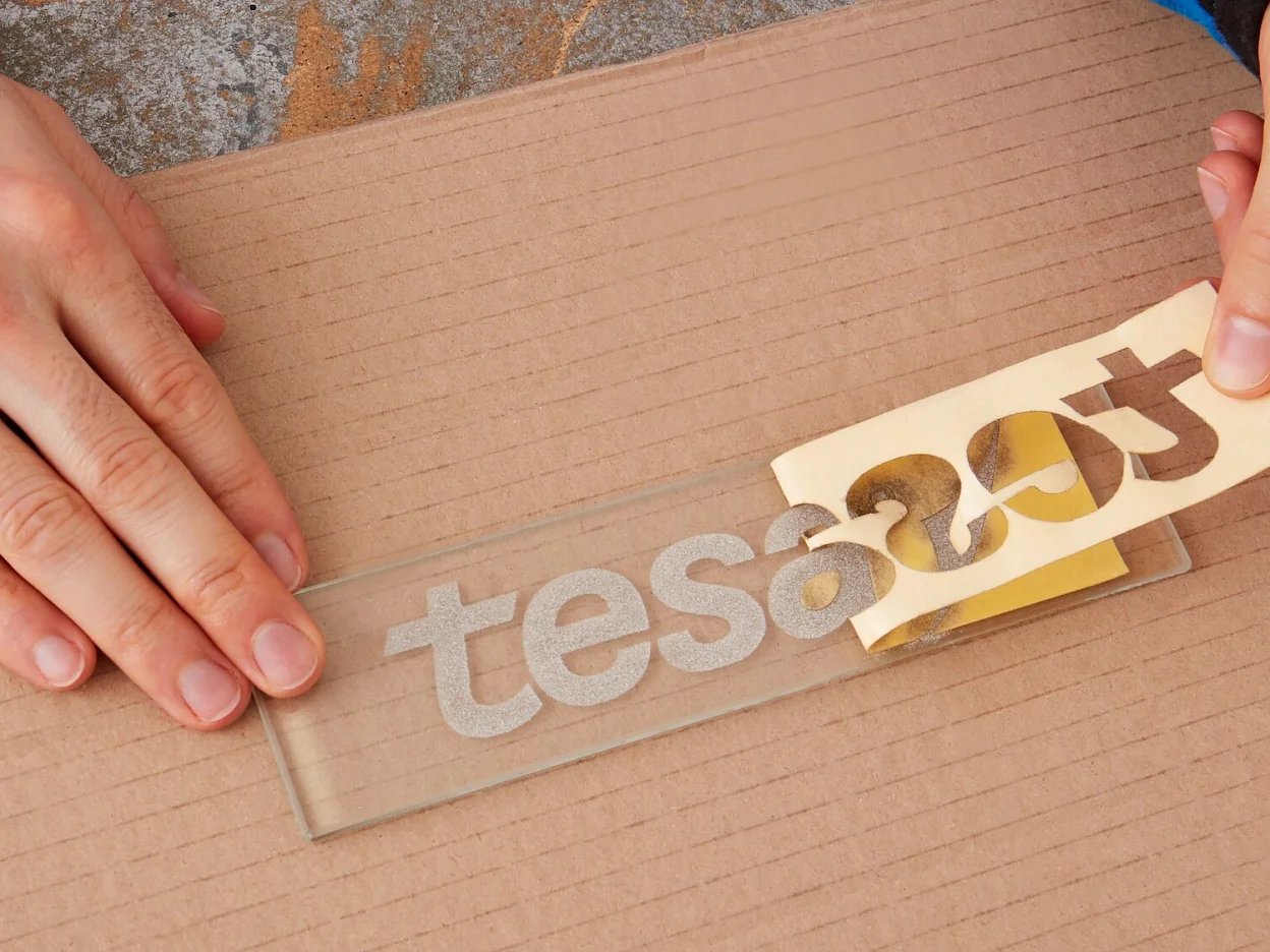 tesa 4434 stencil material for sandblasting protection step4of7 ap
