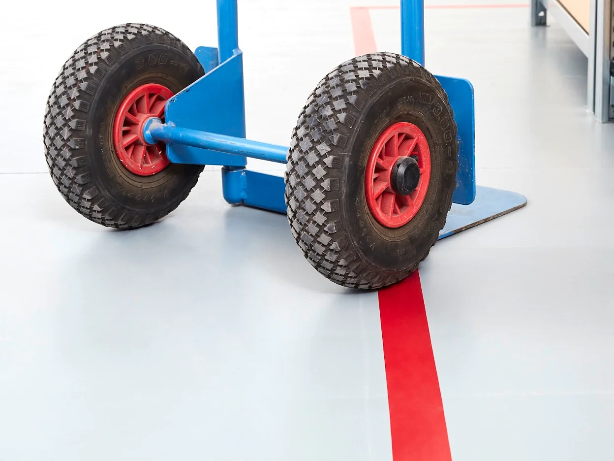 tesa-4169-premium-soft-pvc-floor-marking-tape-red-step6of6-ap