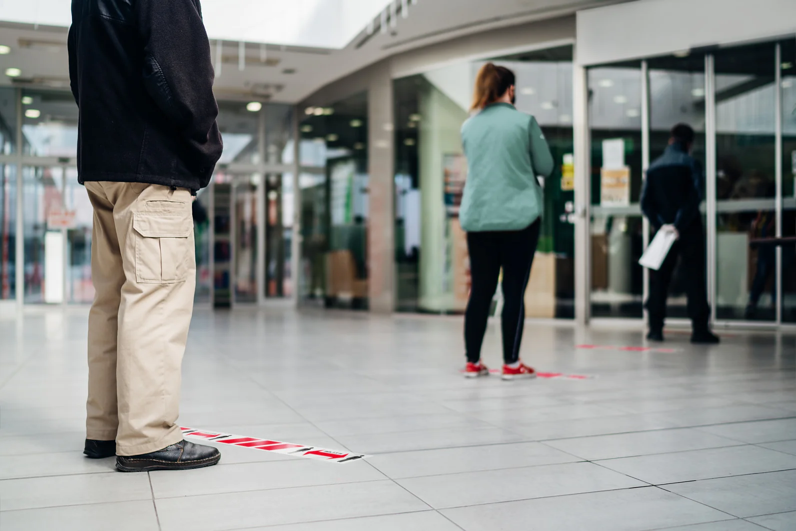 1,5 Metre Kuralına Uygun Sosyal Mesafe Bandı