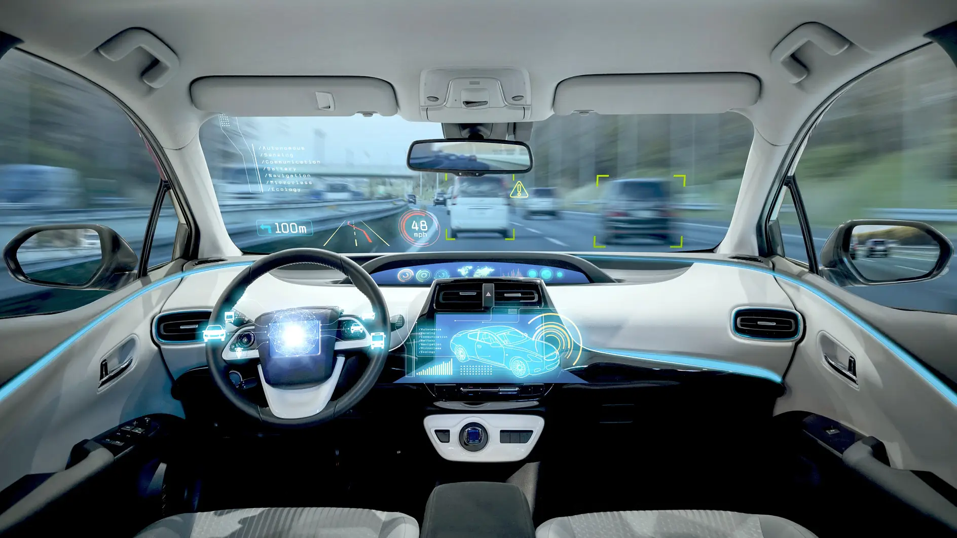 Geleceğin otomobili için Otomotiv Elektroniği