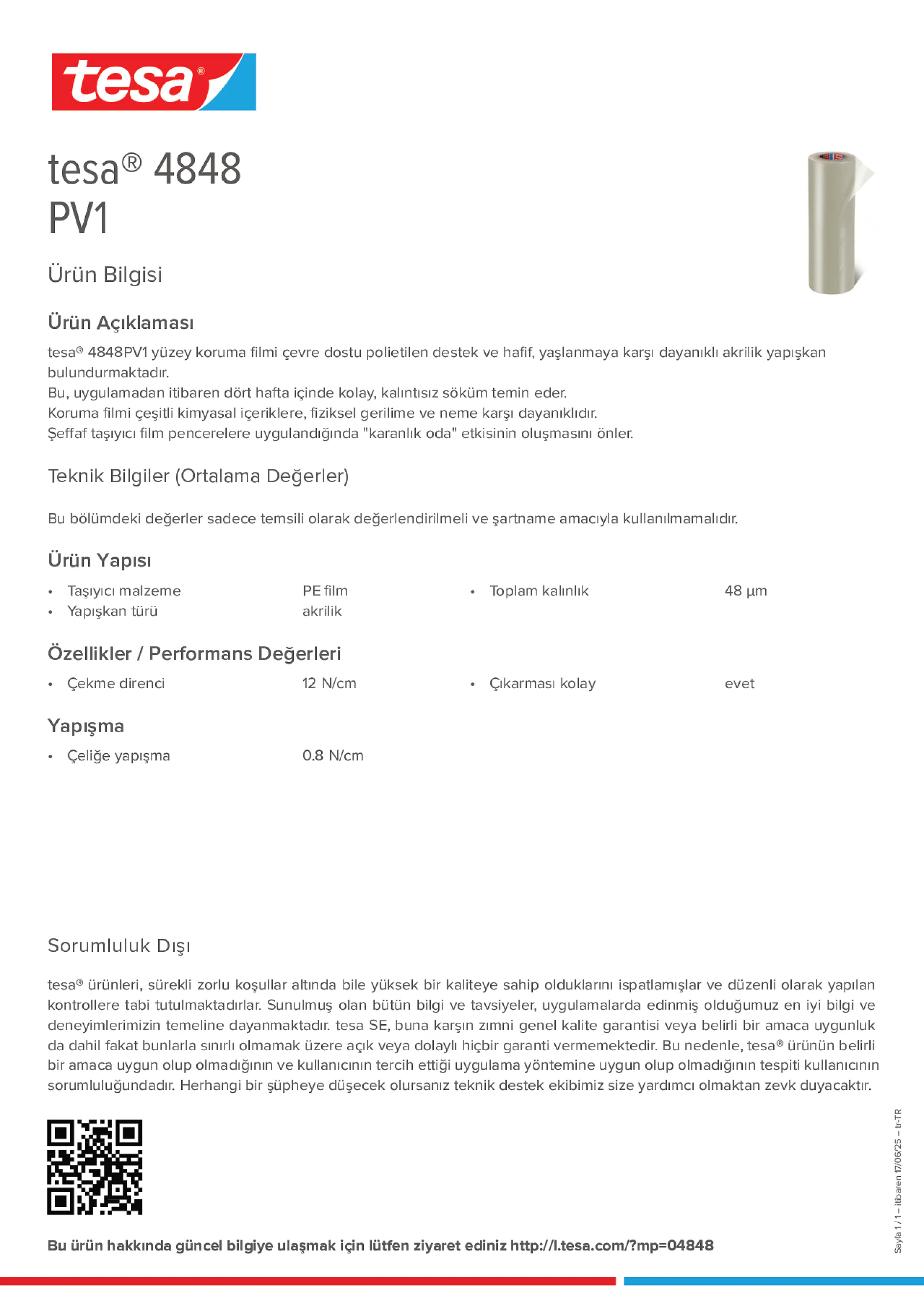 Product information_tesa® 4848_tr-TR