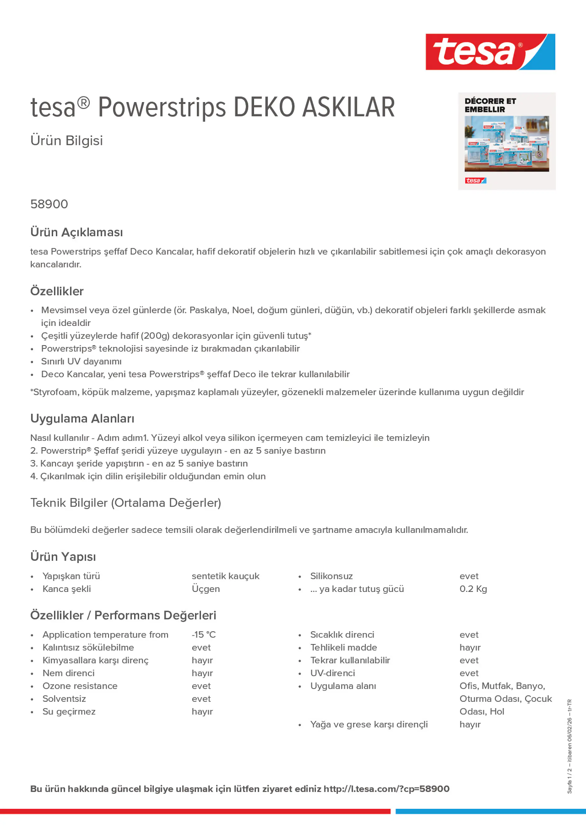 Product information_tesa® Powerstrips 58900_tr-TR