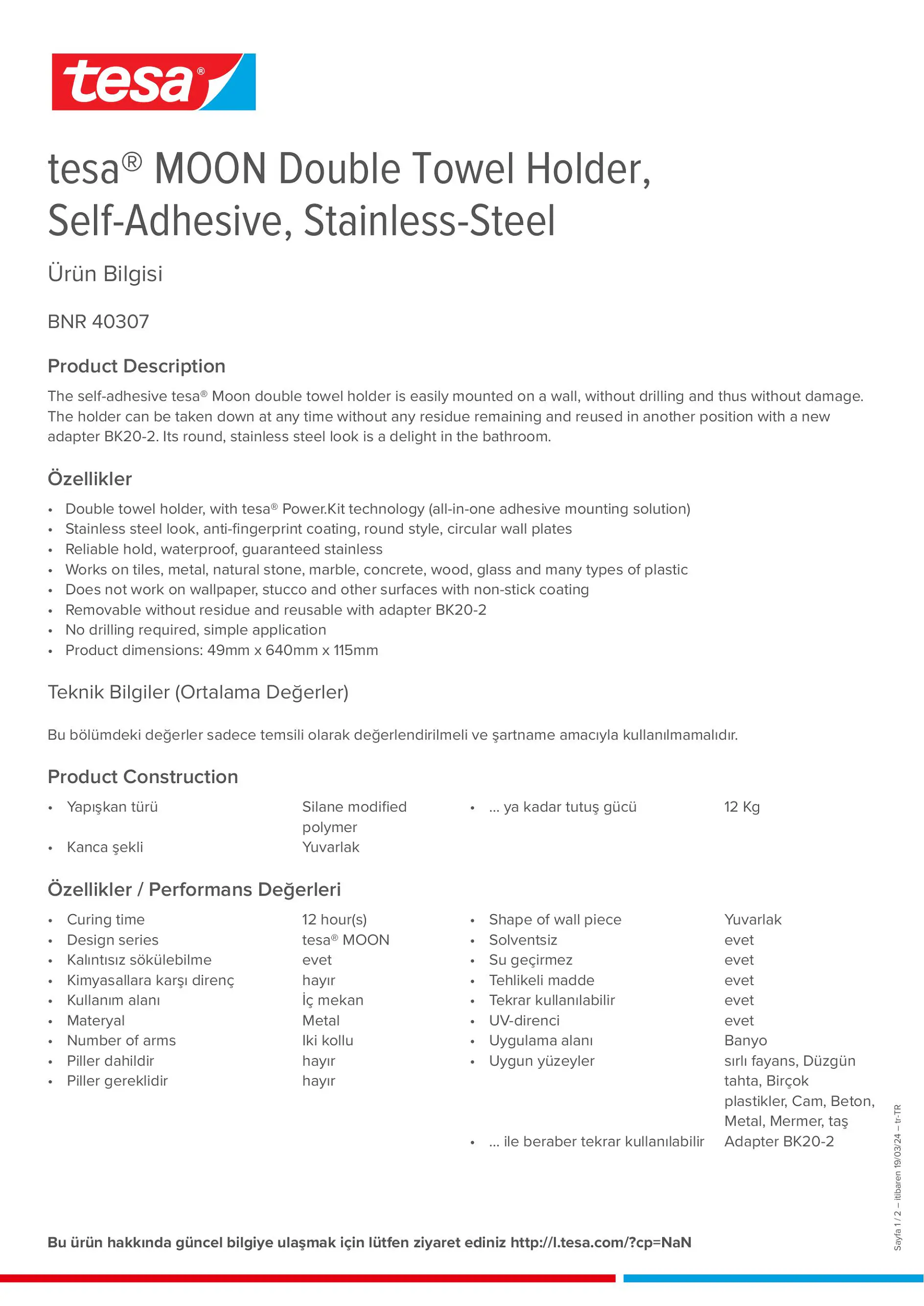 Product information_tesa® 40307_tr-TR