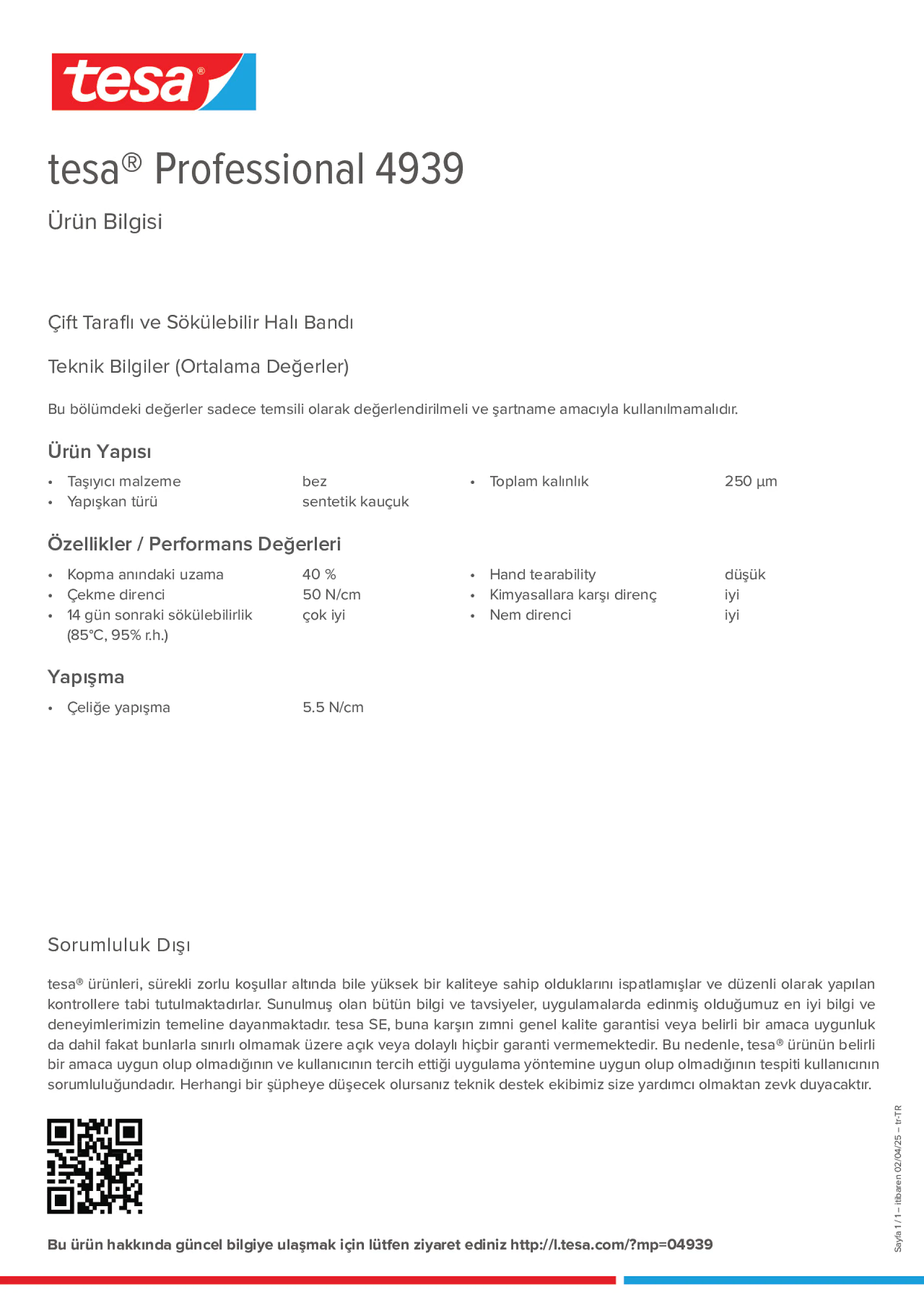 Product information_tesa® Professional 04939_tr-TR