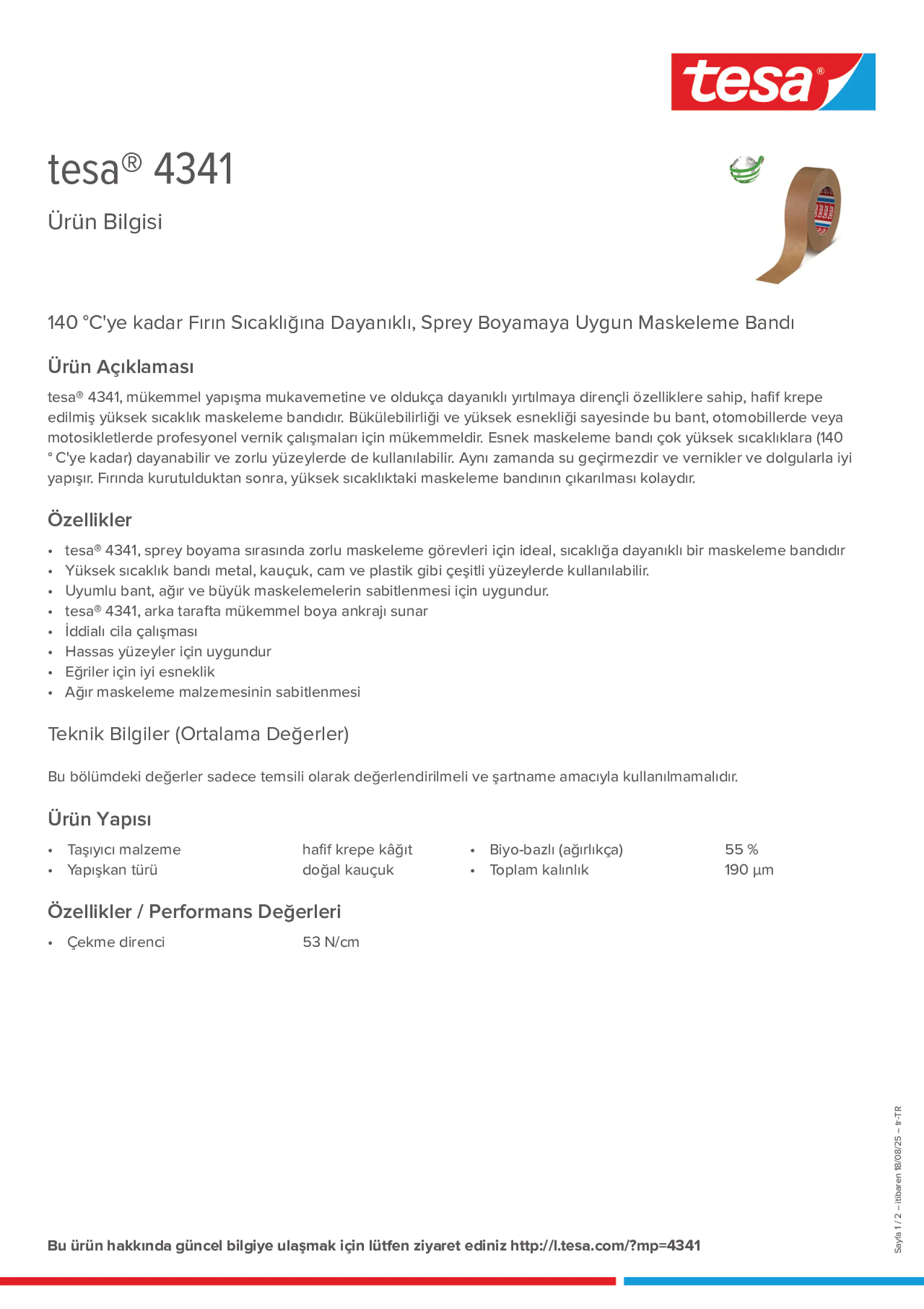 Product information_tesa® 4341_tr-TR