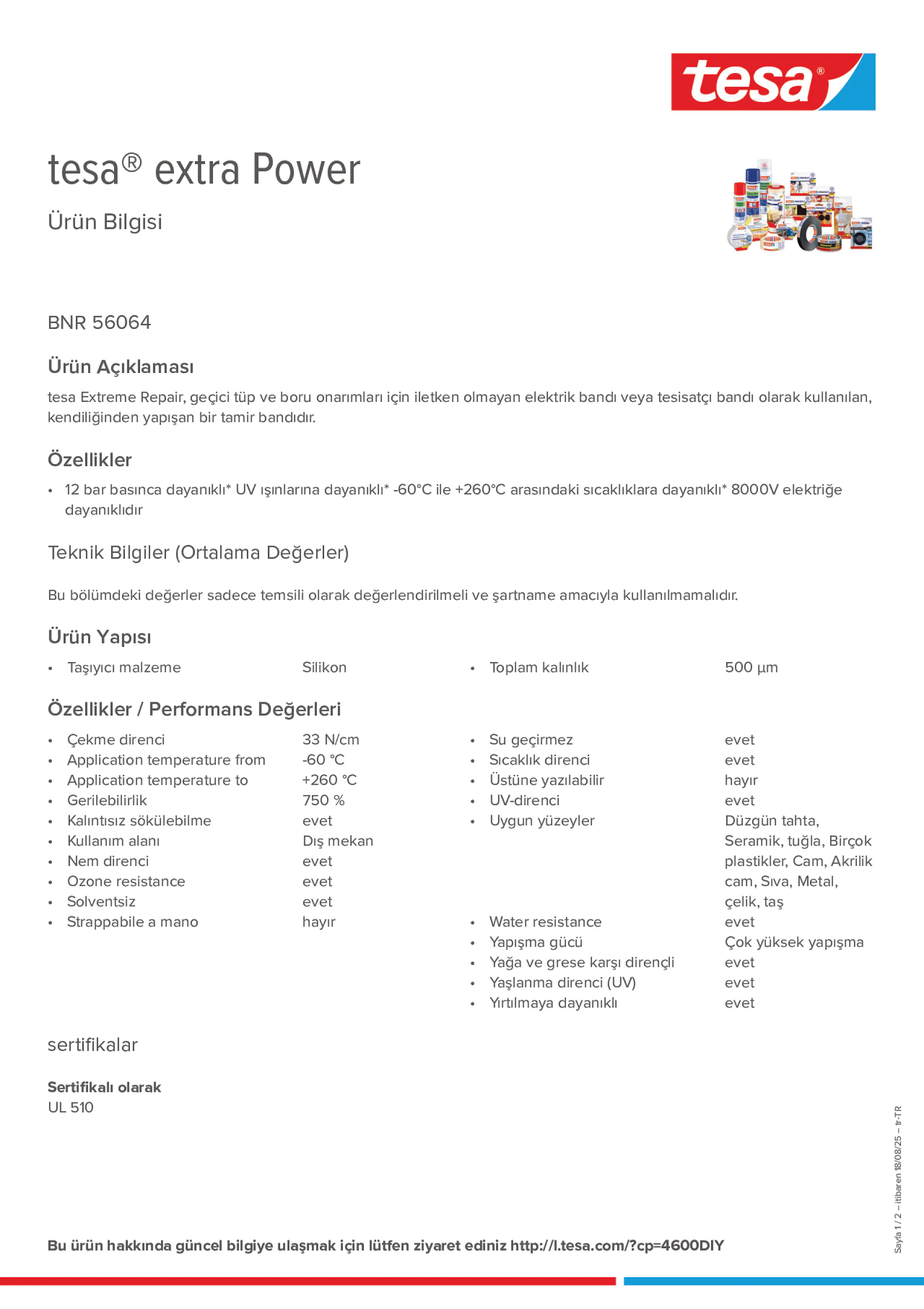Product information_tesa® extra Power 56064_tr-TR