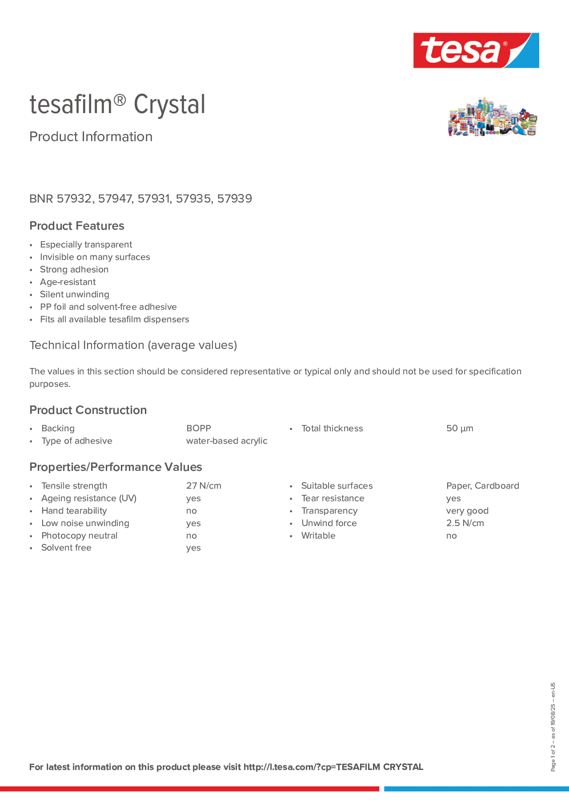 Product information_tesafilm® 57928_en