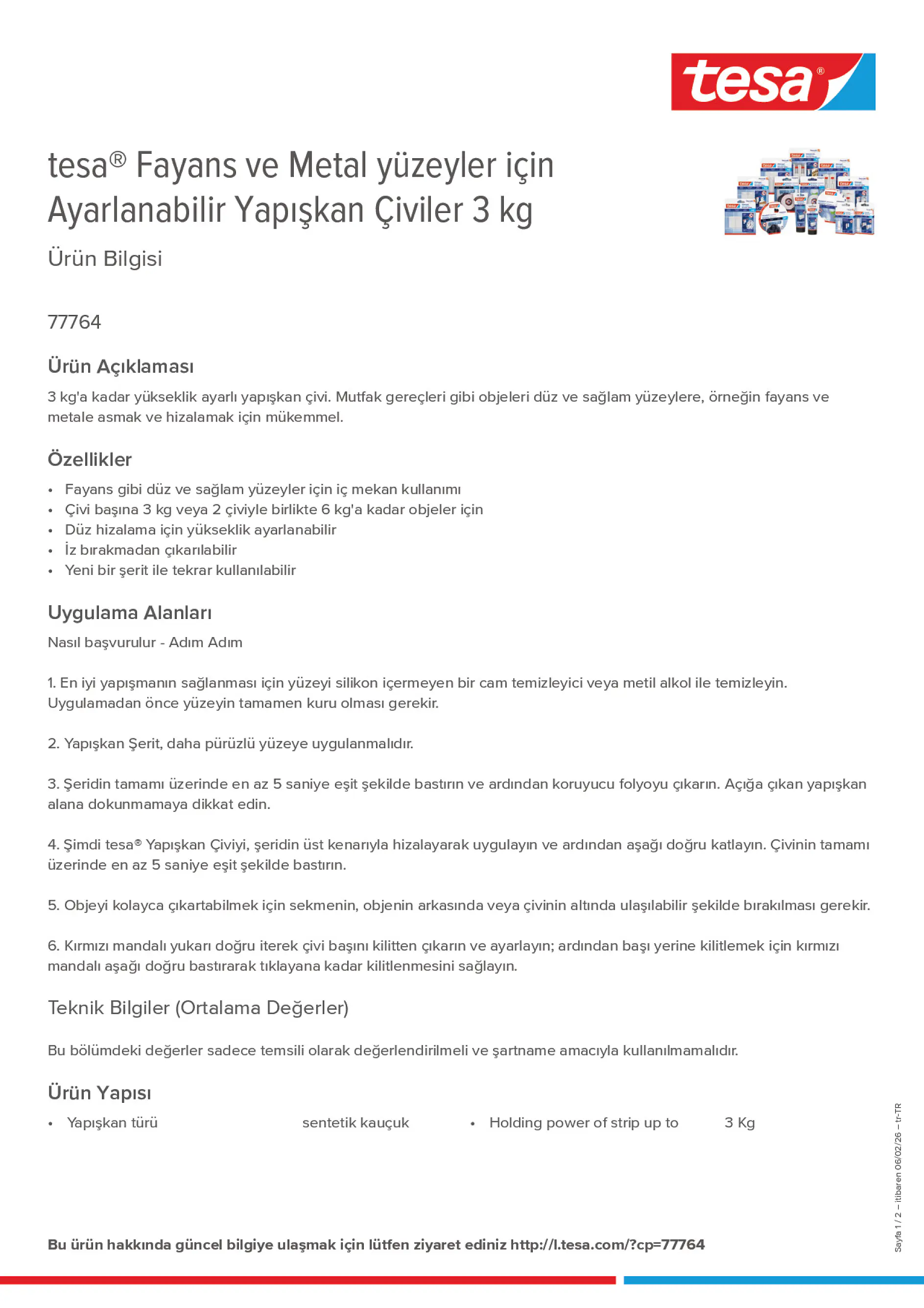 Product information_tesa® 77764_tr-TR