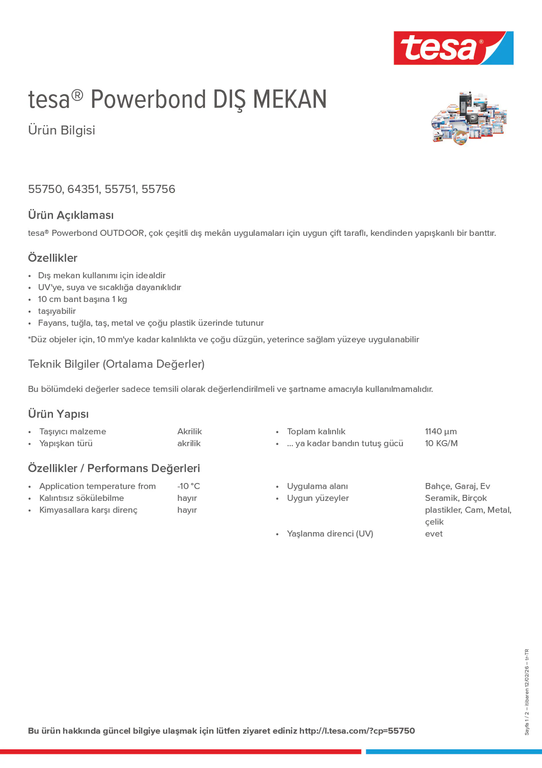 Product information_tesa® Powerbond 55751_tr-TR