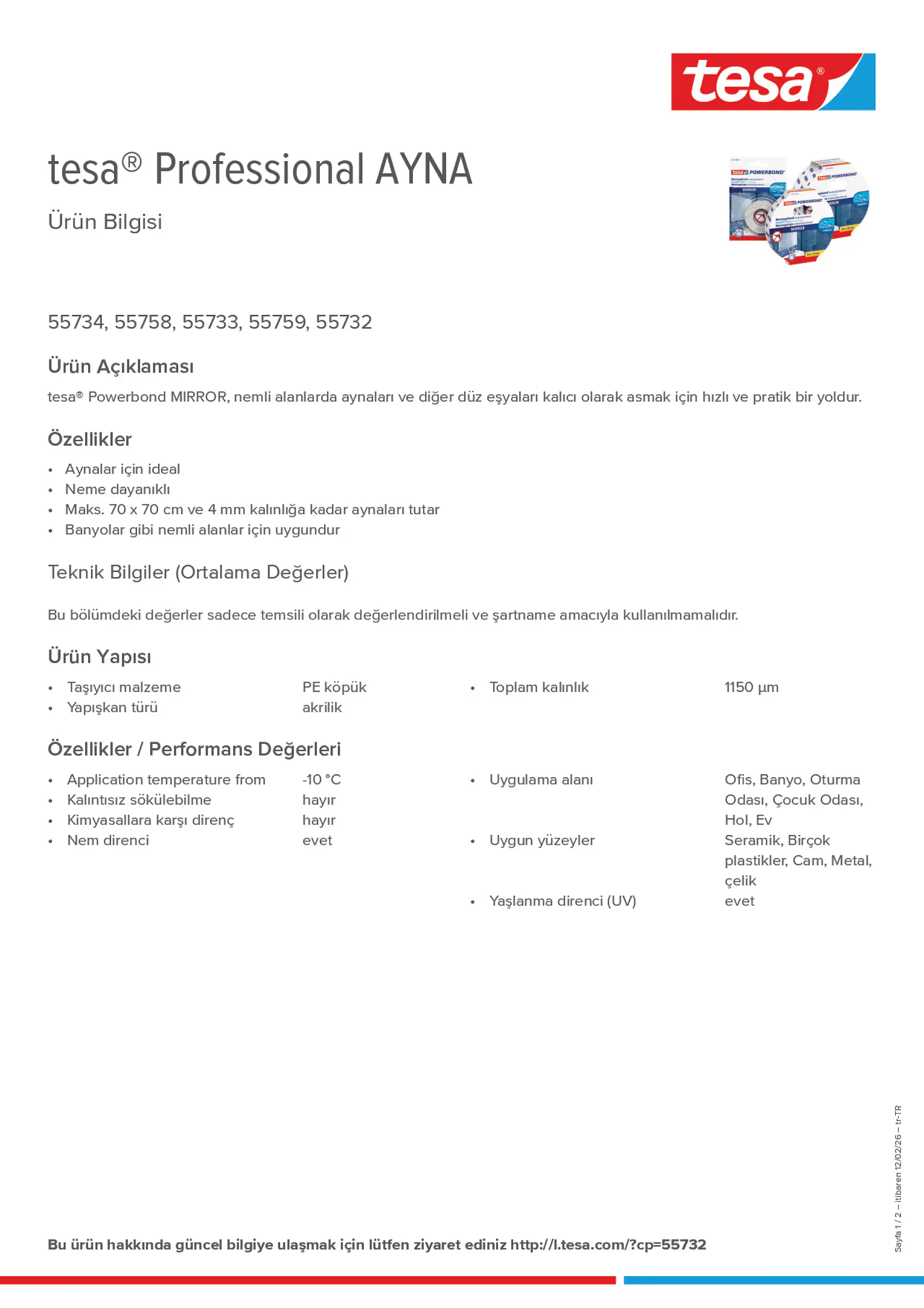 Product information_tesa® Professional 55733_tr-TR