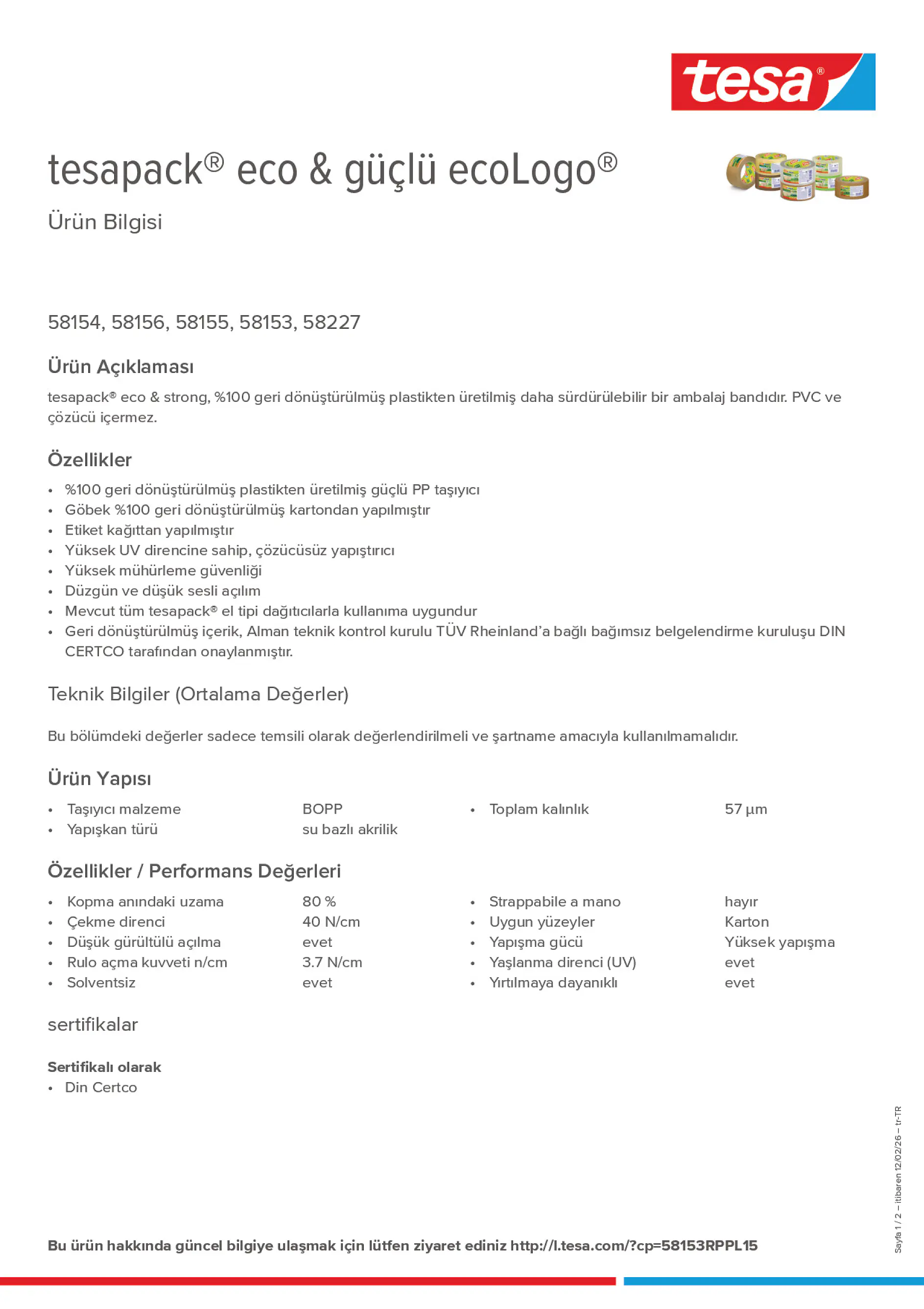 Product information_tesapack® 58154_tr-TR