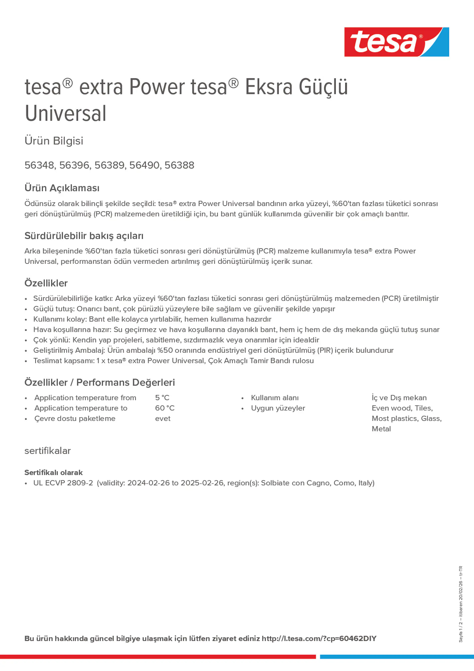 Product information_tesa® extra Power 60462DIY_tr-TR