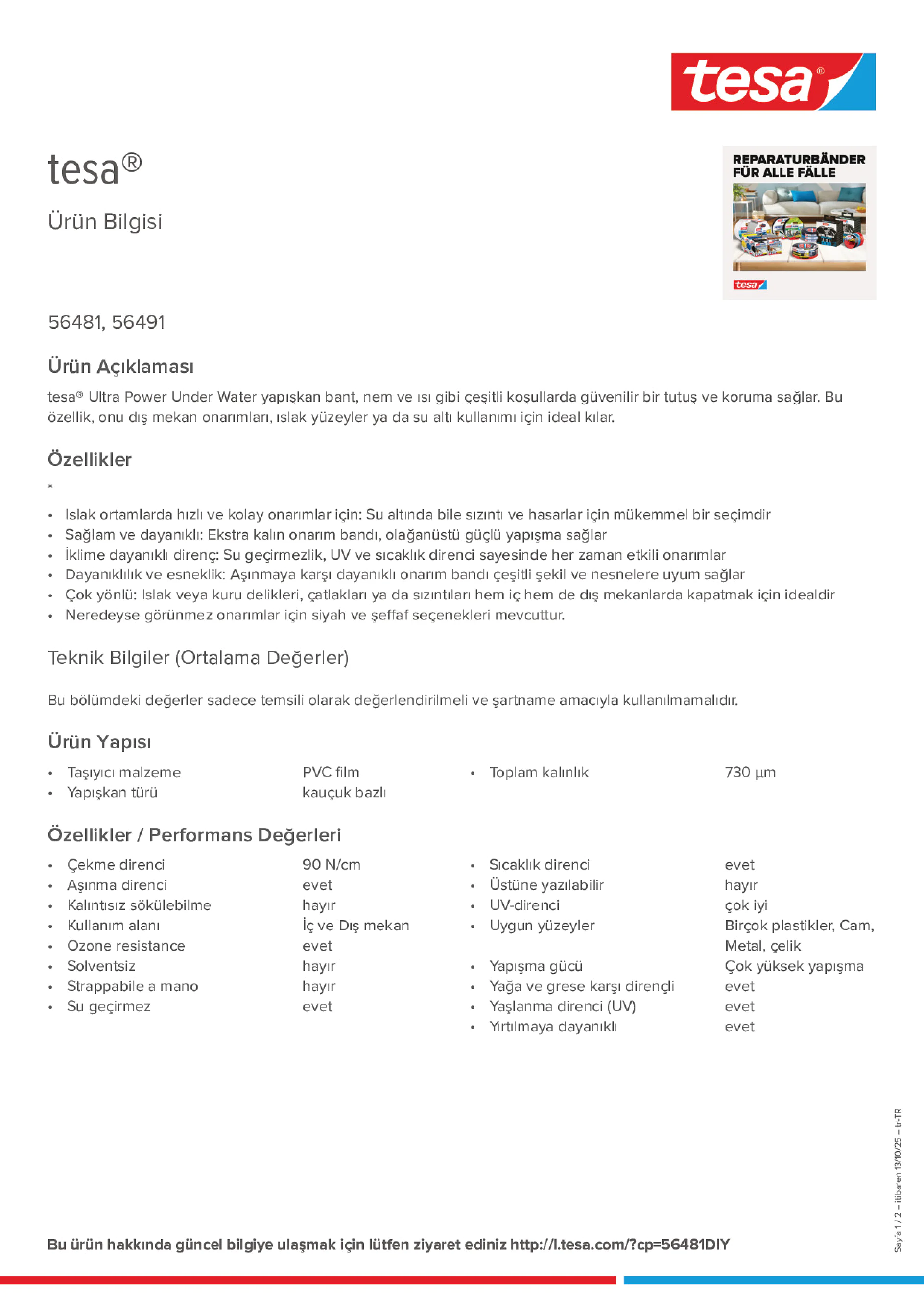 Product information_tesa® 56481_tr-TR Product information_tesa® 56481_tr-TR