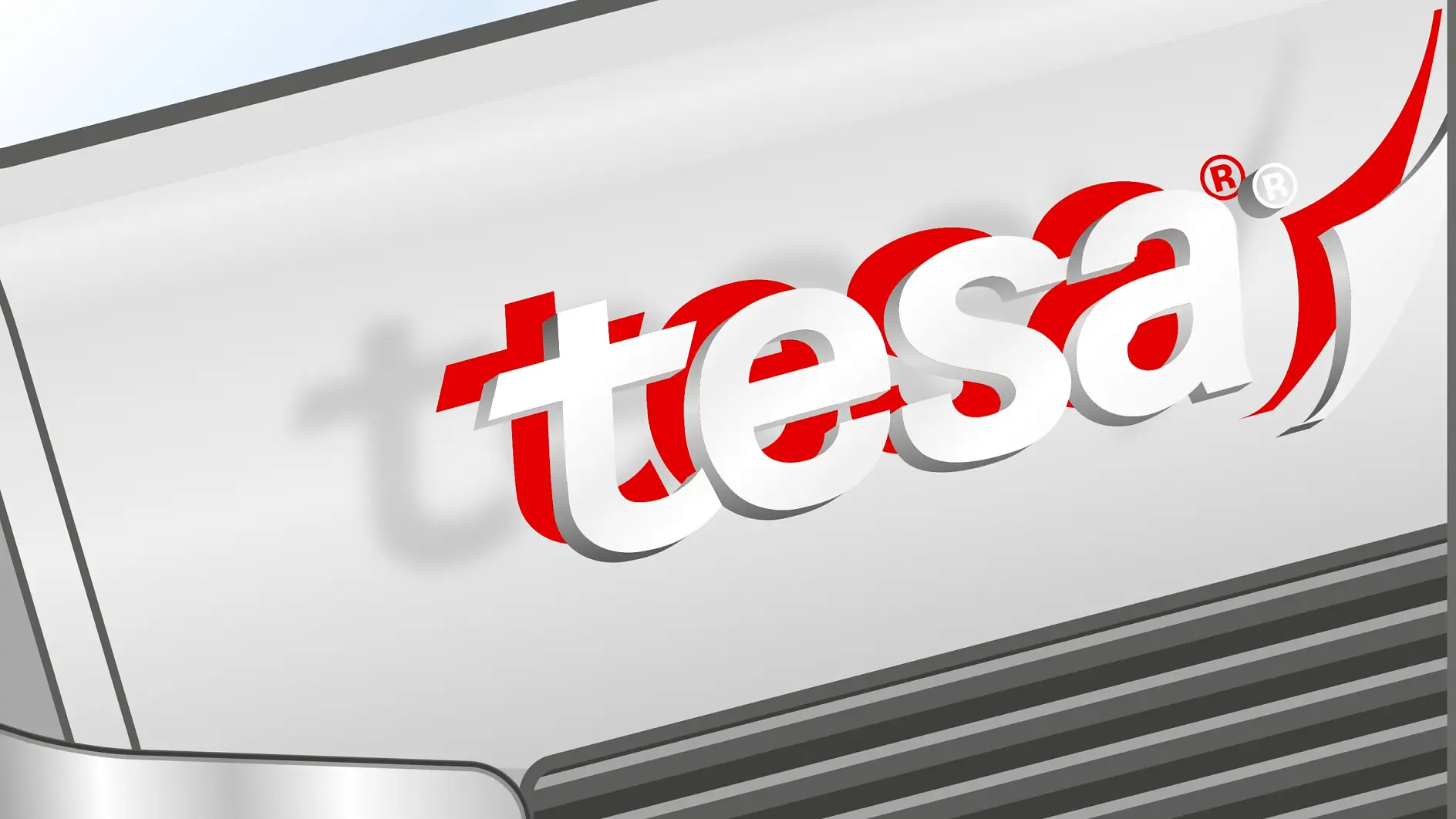 Băng keo chuyên dụng của Tesa dùng để gắn logo, bảng số xe