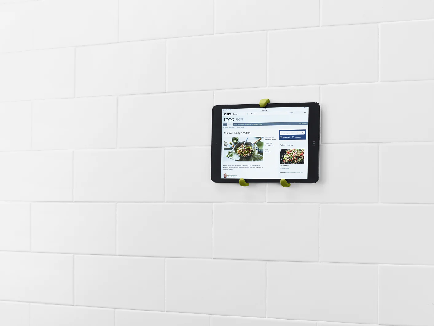 ... or as a wall mount for an iPad.